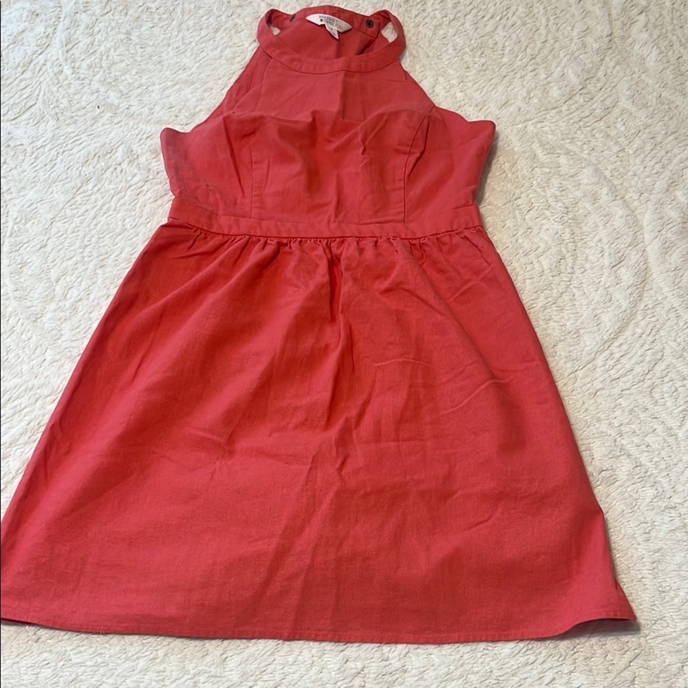 Market & Spruce Coral Halter Sundress